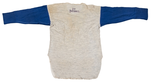 1962-65 Casey Stengel Game Used Undershirt (Letter of Provenance)